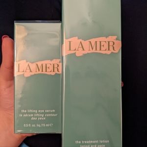 La Mer: The Lifting Eye Serum and The Treatment Lotion